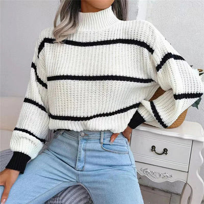 Sarah - High Neck Couture Jumper