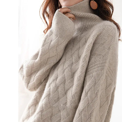 Cherry - Autumn High Neck Jumper