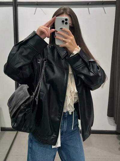 Lilli Jacket in Synthetic Leather