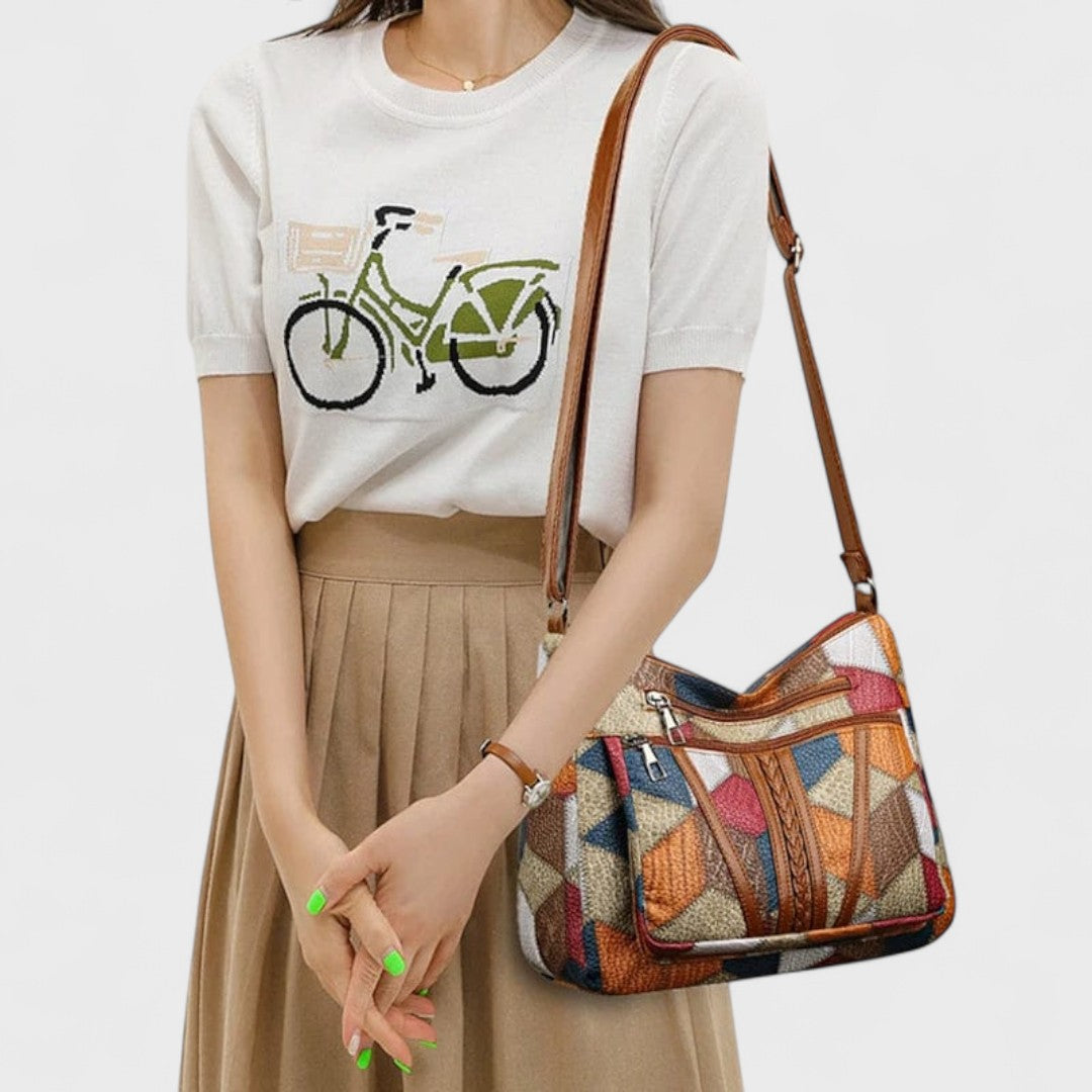 Solara - Mosaic Leather Bag