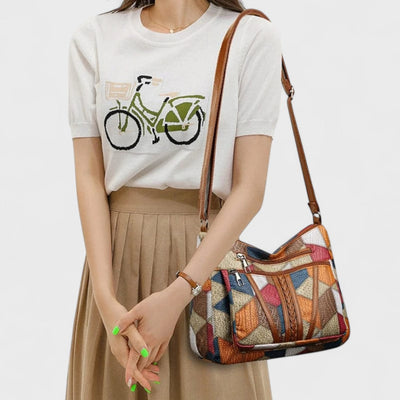 Solara - Mosaic Leather Bag