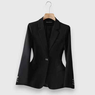 Wandara – Blazer with Single Button Closure