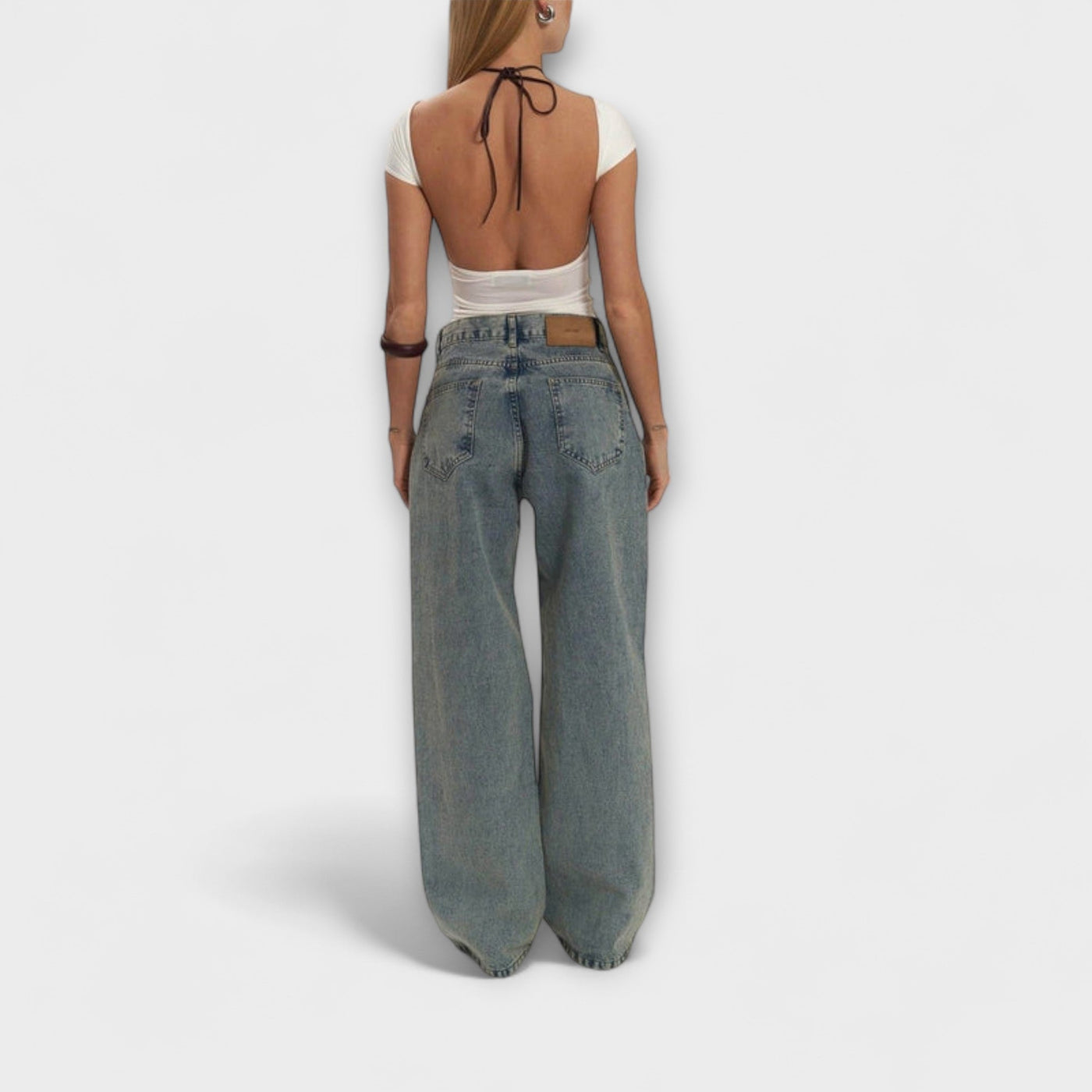 Rayne - Jeans in Transparent Blue Denim Trixie