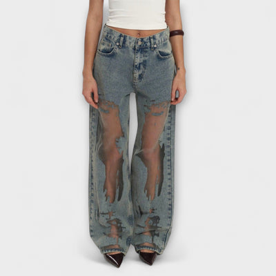 Rayne - Jeans in Transparent Blue Denim Trixie