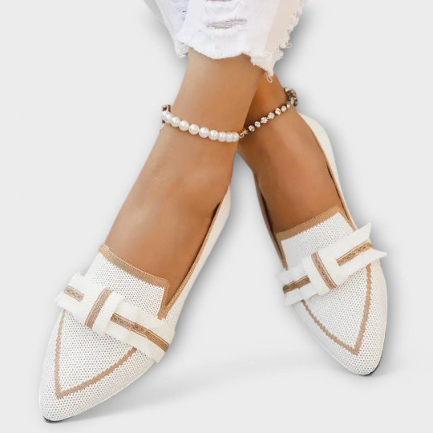 Celia - Woven Flat Shoes