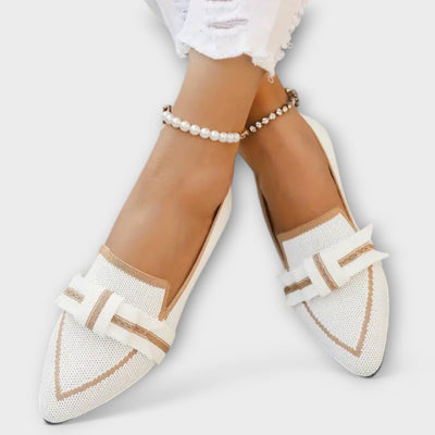 Celia - Woven Flat Shoes