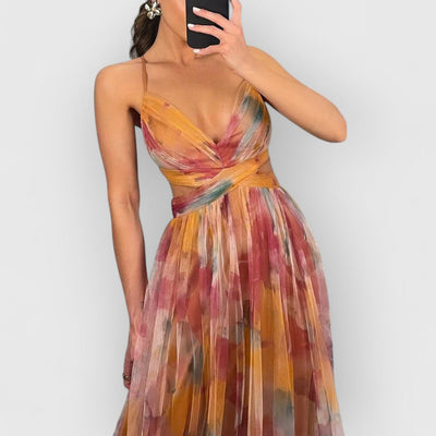 Verity - Long Dress with Floral Print
