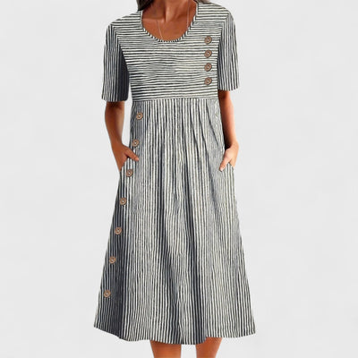 Sofia - Striped Summer Dress