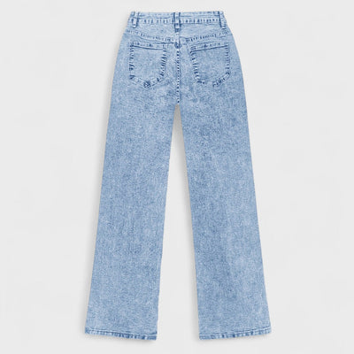 Mara - Women's Wide Leg Straight Jeans