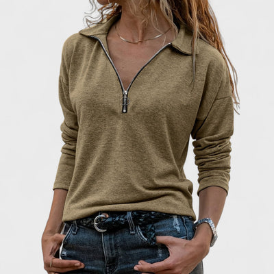 Madonna - Elegant Long-Sleeve Blouse