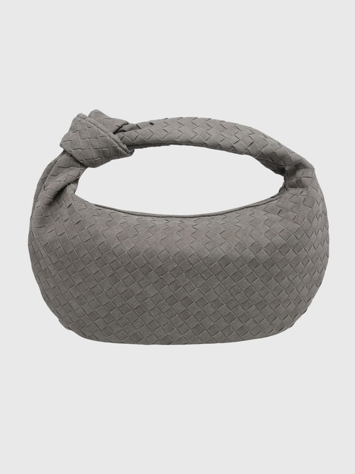 Celeste | Medium Woven Suede Bag with Knot