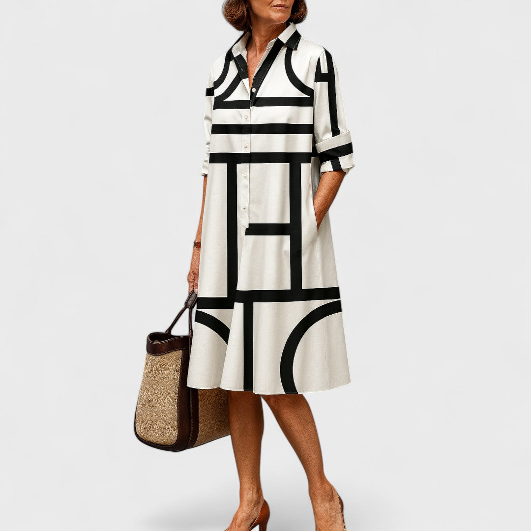 Brigitte - Luxury midi dress for effortless elegance