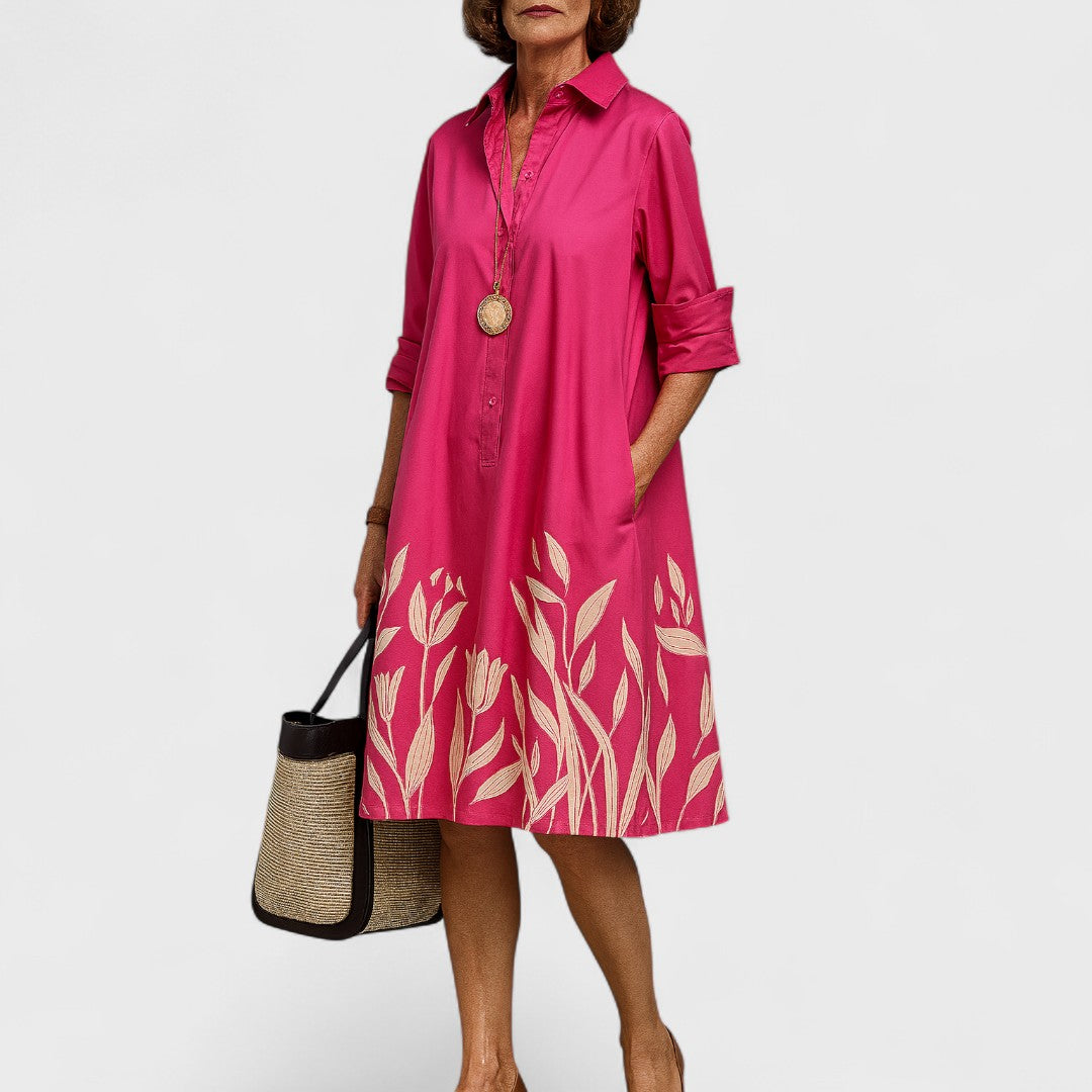 Liane - Luxury midi dress for effortless elegance