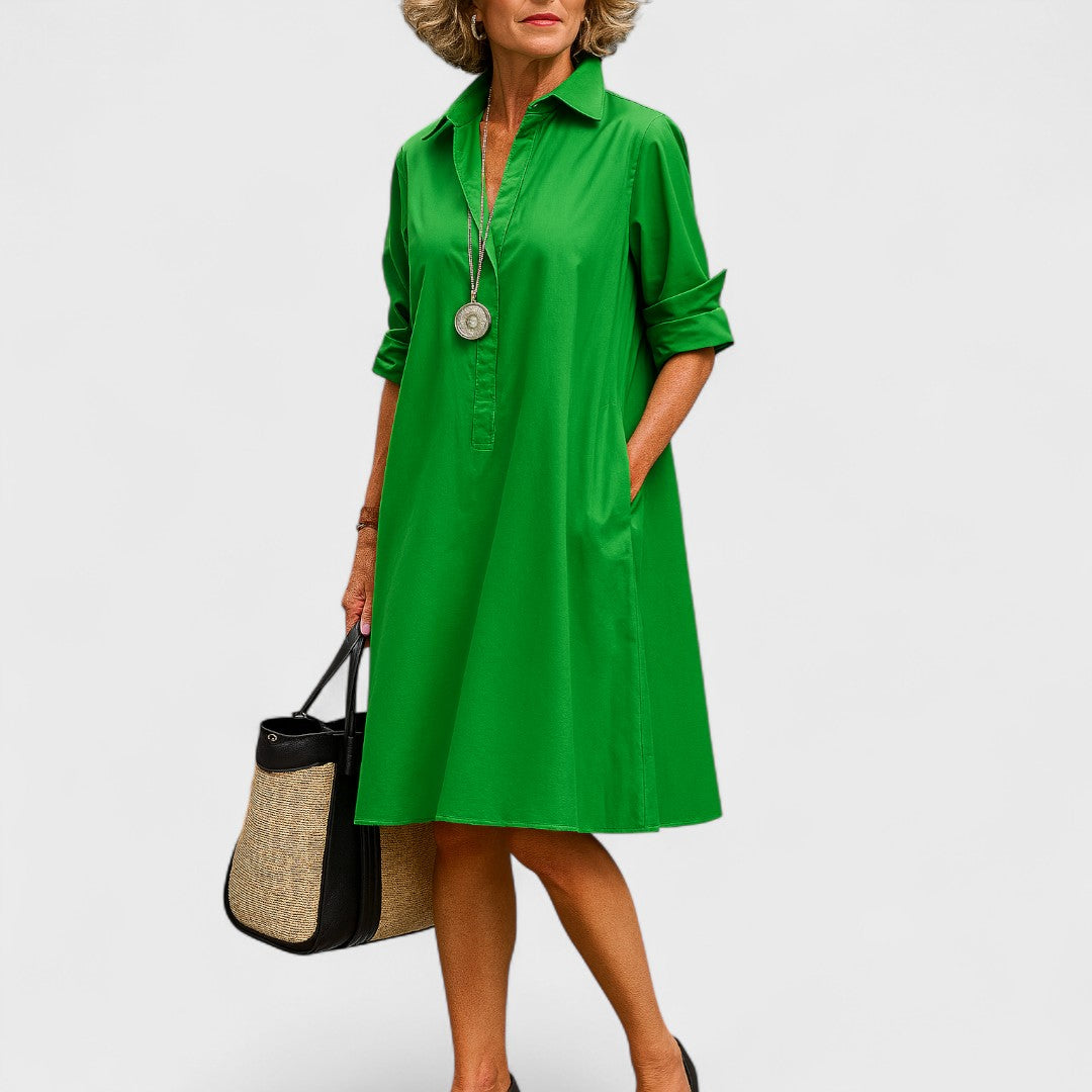 Bernadette - Elegant midi dress with timeless charm