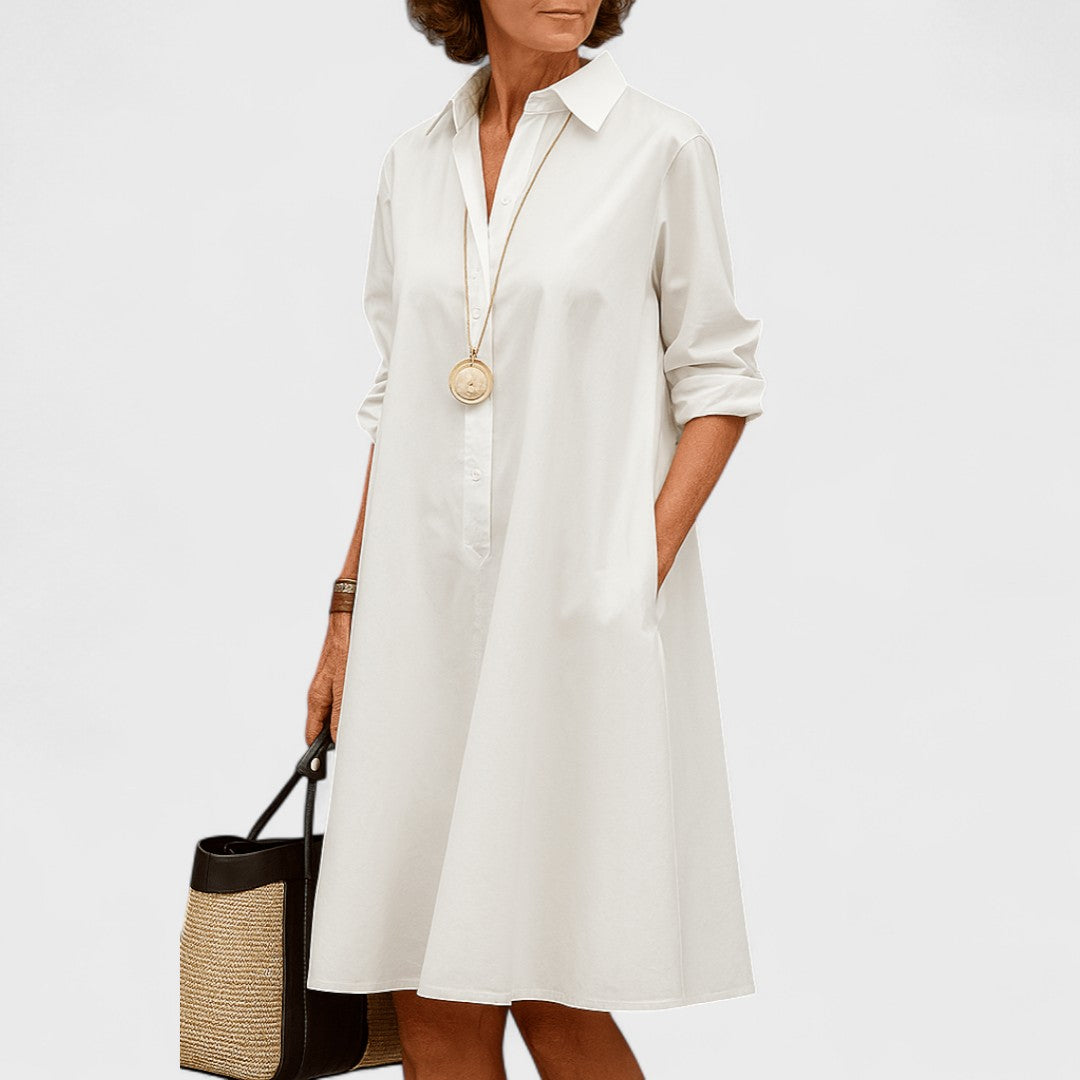Waltraud - Elegant premium midi dress for a timeless style