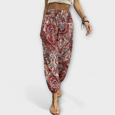 Scarlett - Tights with Ethnic Design