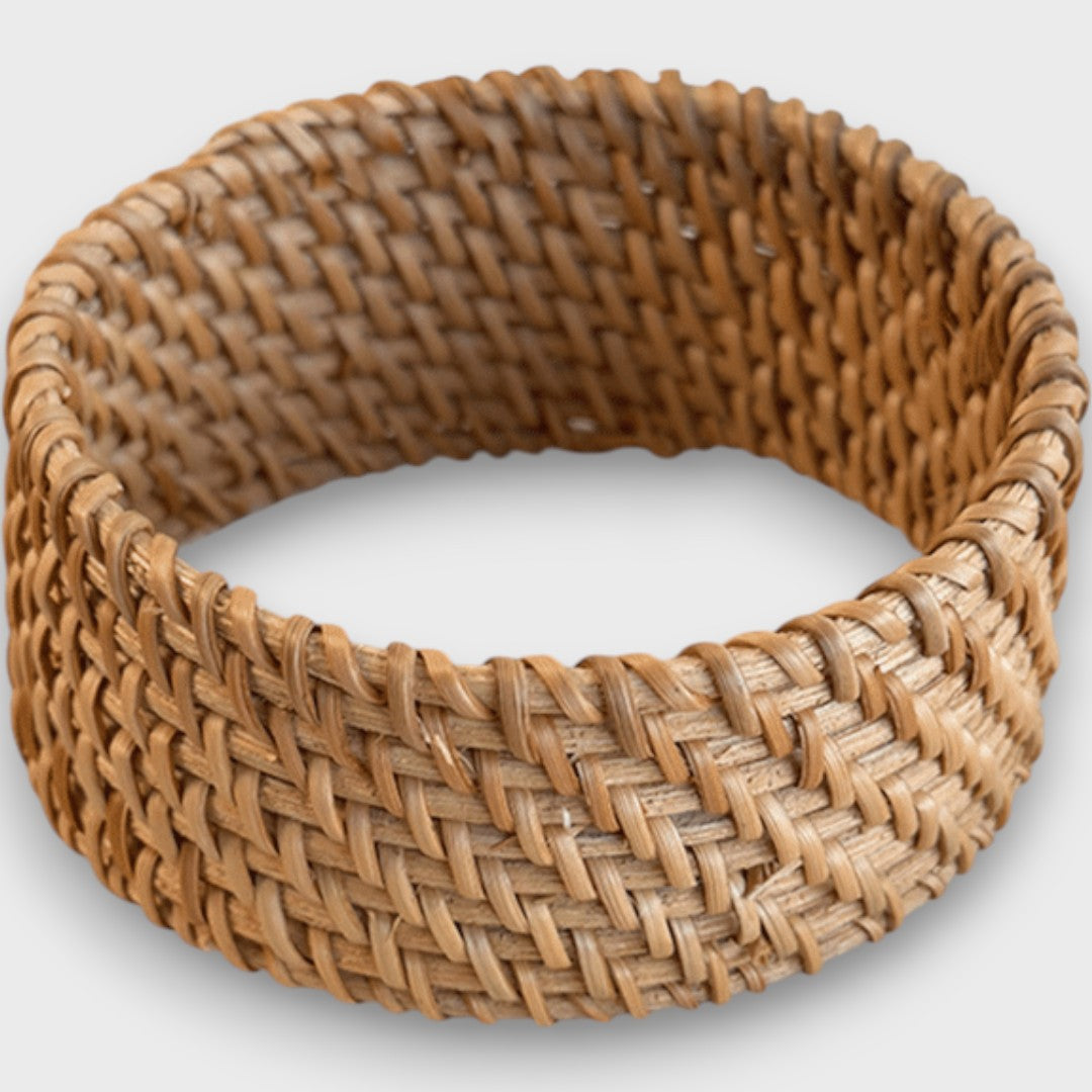 Noelia – Woven Rattan Bracelet