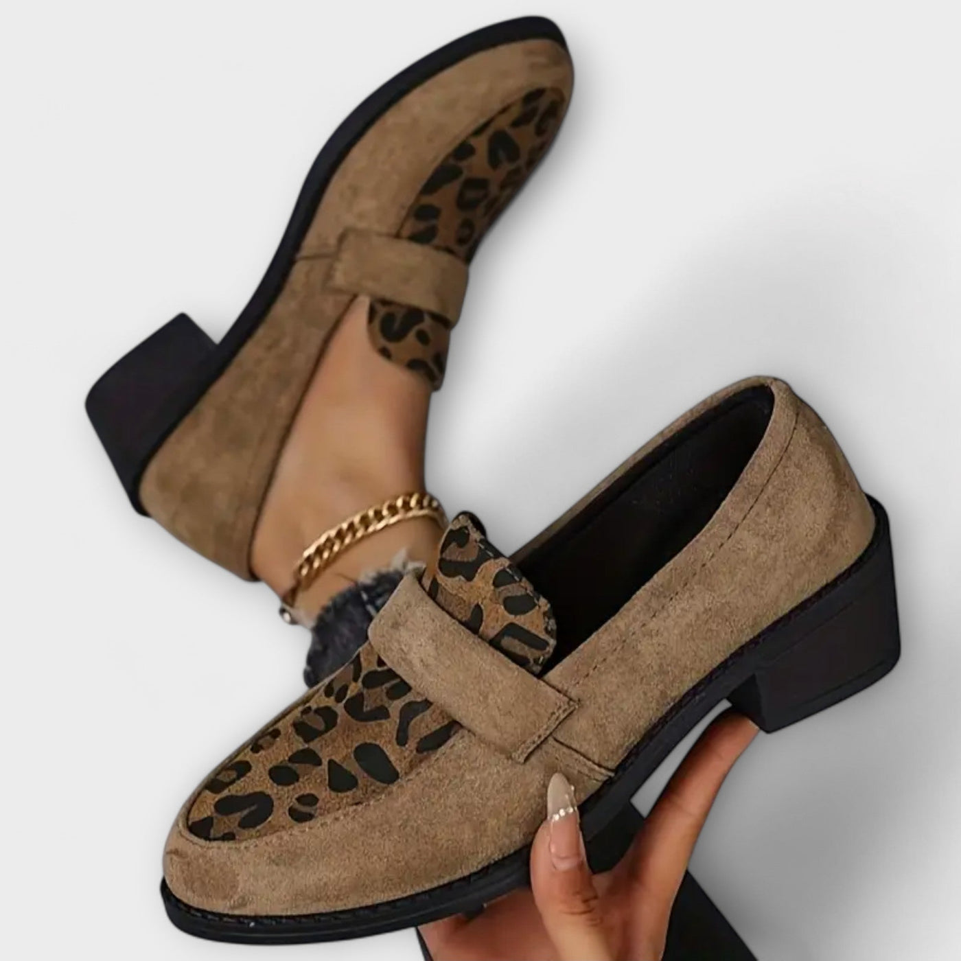 Karla™ | Elegant Shoes with Leopard Print