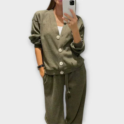 Long Sleeve Blouse and Trousers