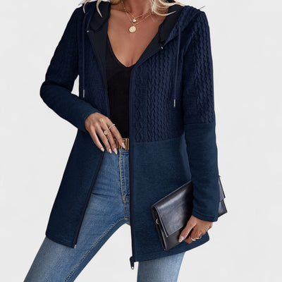 Valentino - Elegant Grey Cardigan with Hood for Women