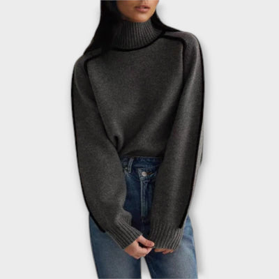 Emilie - Soft and Elegant High Neck Jumper