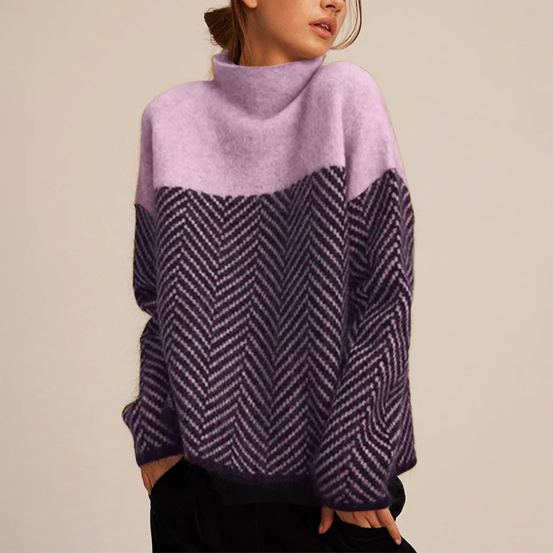 Isabelle - High Neck Sweater