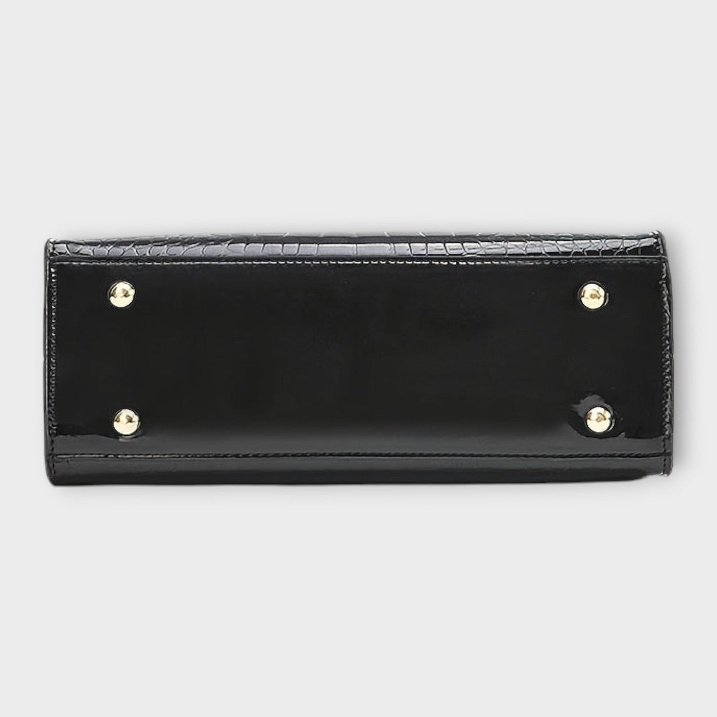 Gianna Boutique - Glossy Crocodile Pattern Handbag