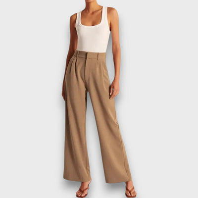 Alva – Wide-Leg High-Waisted Trousers