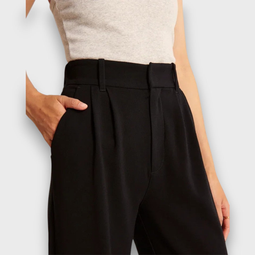 Alva – Wide-Leg High-Waisted Trousers