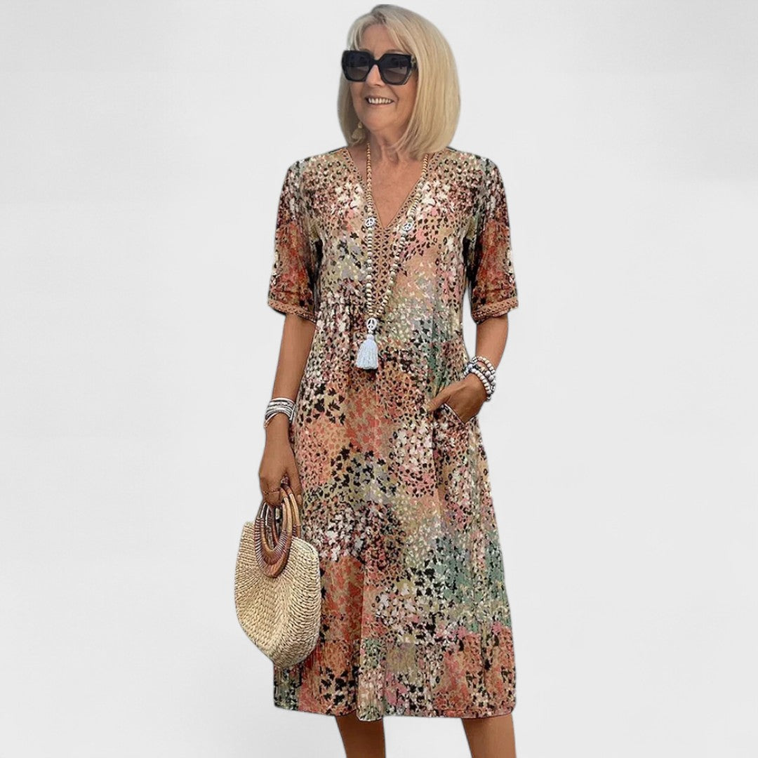 Colette - Vibrant Midi Dress