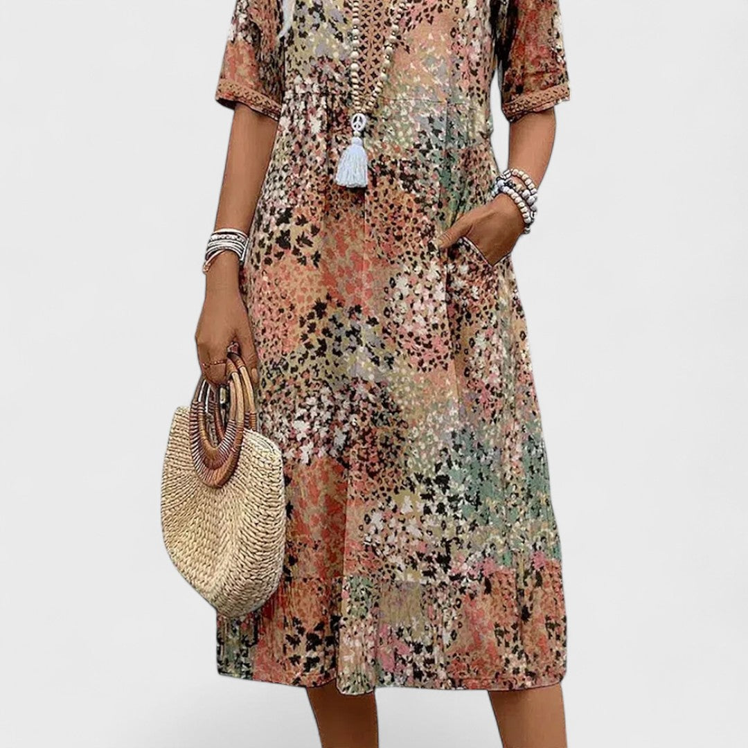 Colette - Vibrant Midi Dress