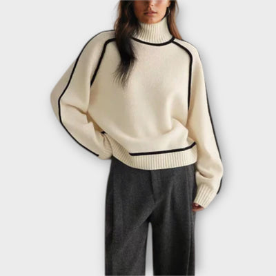 Emilie - Soft and Elegant High Neck Jumper