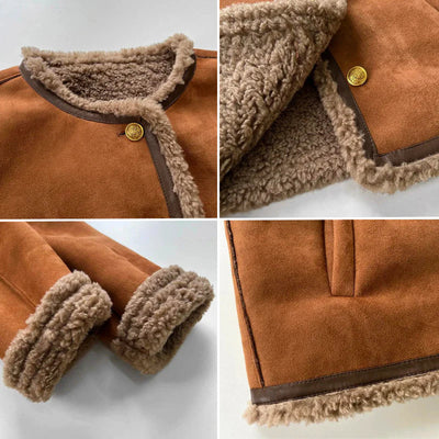 Isabella Fur Button Jacket