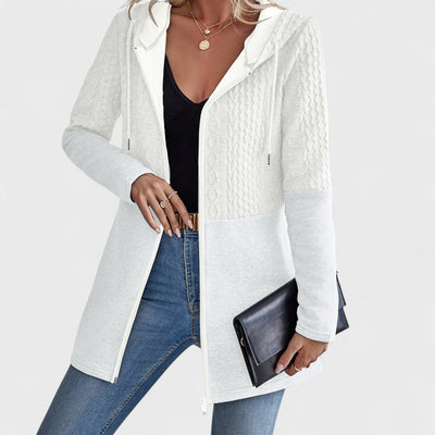 Valentino - Elegant Grey Cardigan with Hood for Women