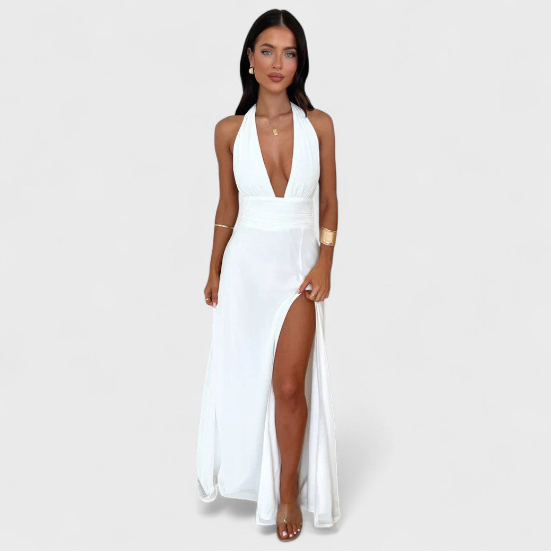 Elenor - Long summer dress that enhances your figure