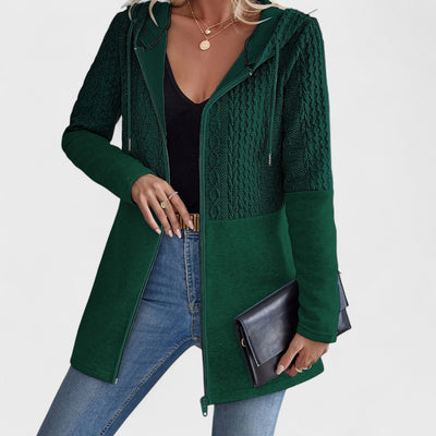 Valentino - Elegant Grey Cardigan with Hood for Women