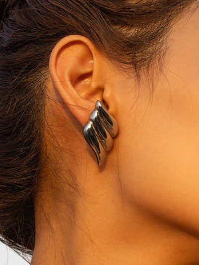 Aitana | Three-Layer Wing-Shaped Earrings