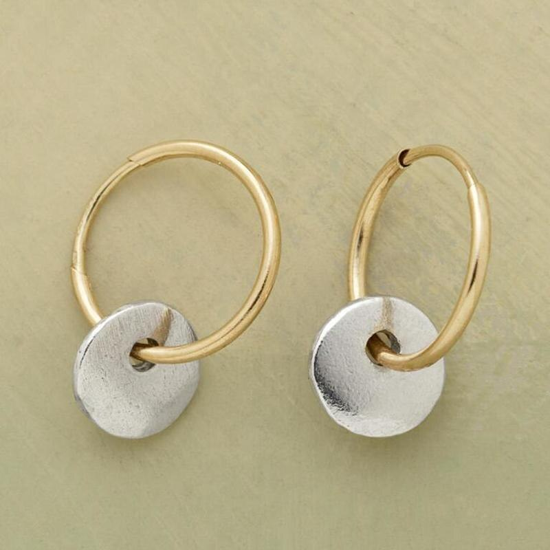 Meliora – Vintage earrings with refined bicolour elegance
