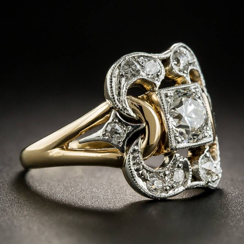 Firenze Luxe - Gold Ring with Zirconia