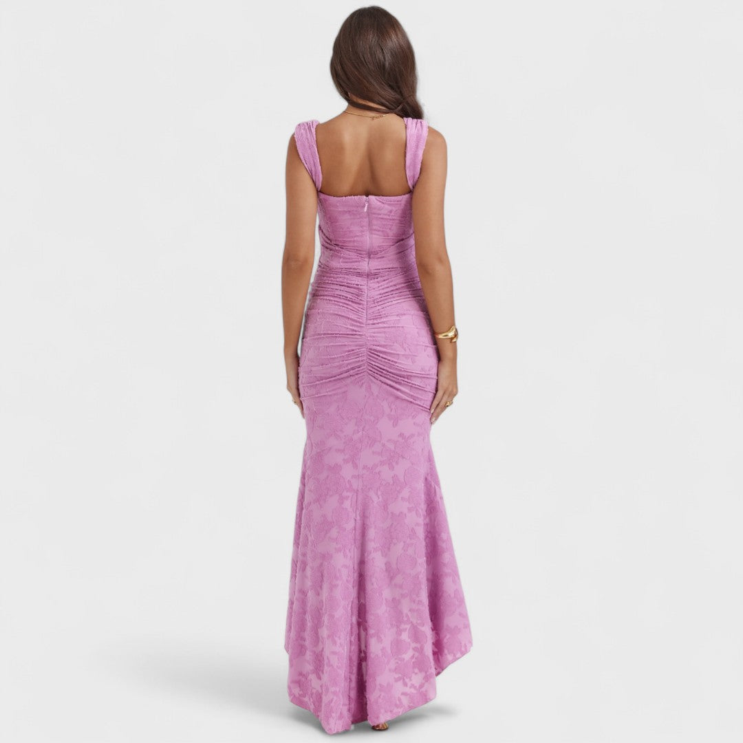 Carisia - Long Blue Dress