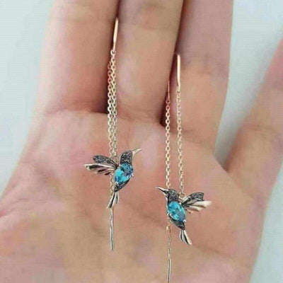 Aveline – Kolibri Enamel Earrings
