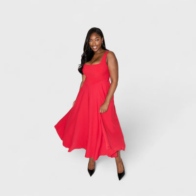 Amelia – Timeless Fluid Midi Dress