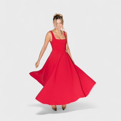 Amelia – Timeless Fluid Midi Dress