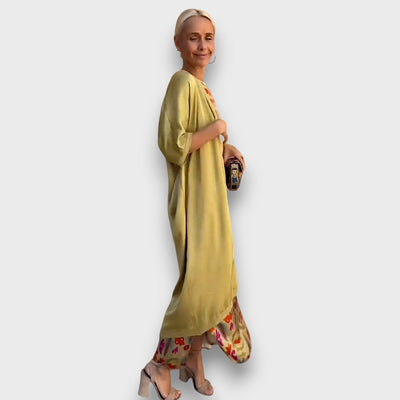 Elveria – Maxi dress with cardigan